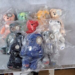 Authentic Collectible Quarter Bears Lot Of 10 Brand new in sealed bags